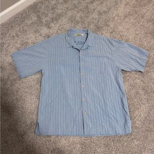 Tommy Bahama Button Down Shirt, 100% Silk, XL